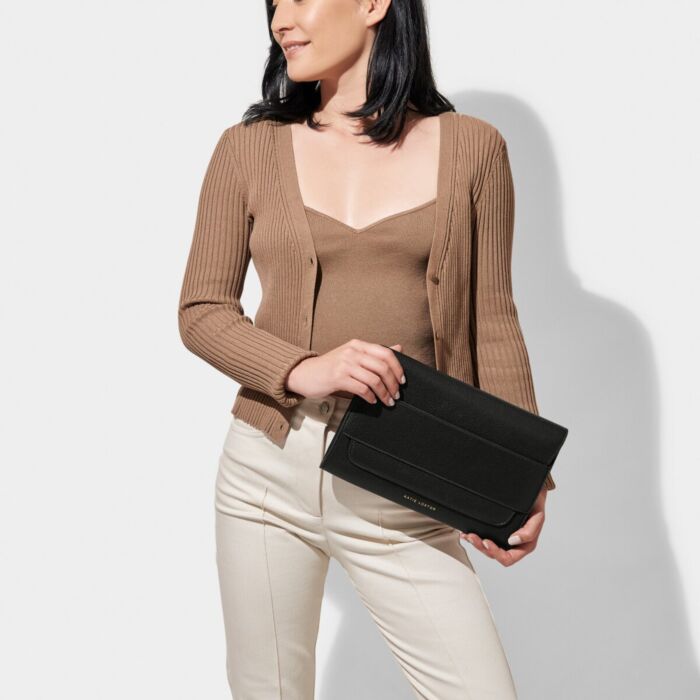 Katie Loxton Lila Clutch - Black